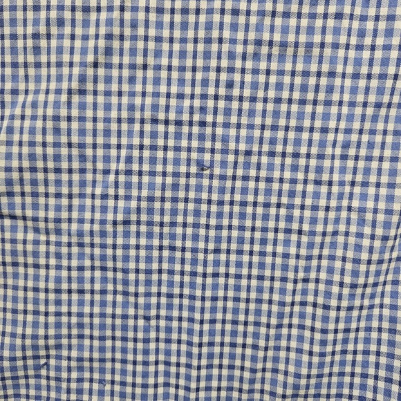 Ralph Lauren Performance Dress Shirt Mens XL Blue Check Nylon Stretch Pony - Picture 6 of 12